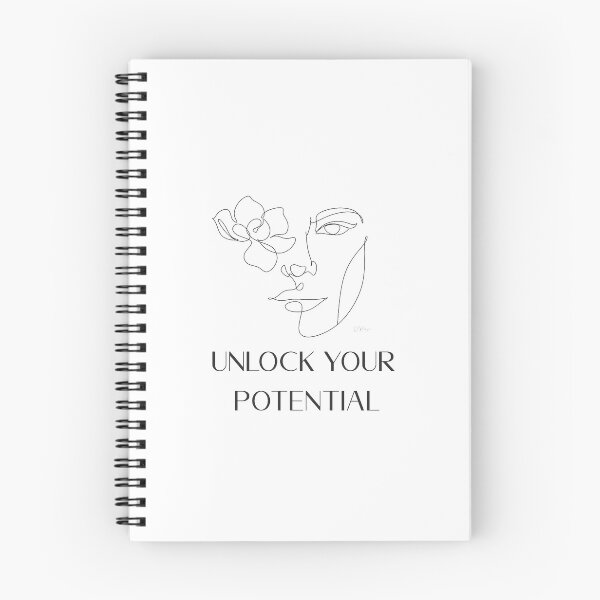 Item preview, Motivational quote. Positive quote. Quotes inspirational. unlock your potential designed and sold by LineHome.