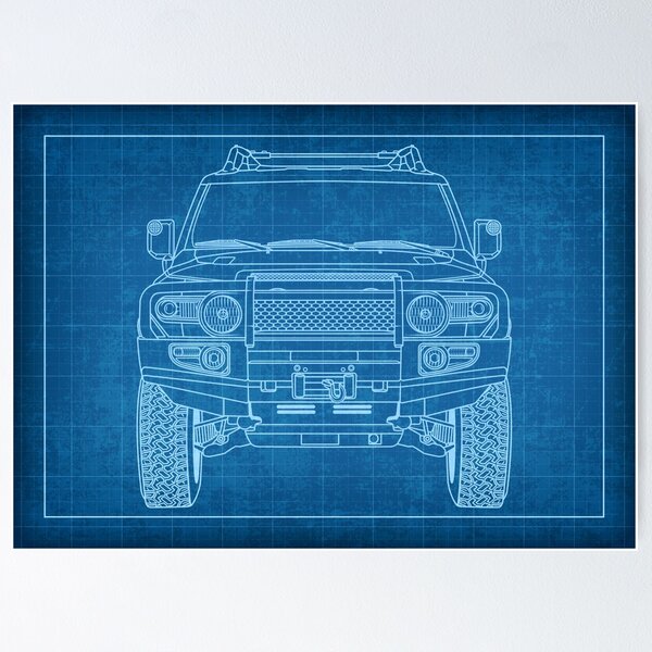 Item preview, Toyota FJ Cruiser Blueprint designed and sold by JDM Guyvit.