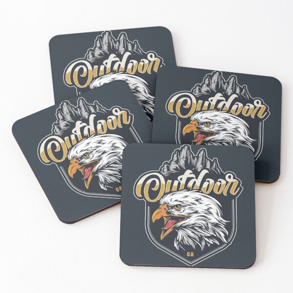 Item preview, Colorful Wildlife Eagle Badge CA Outdoor designed and sold by BigBoyFunky.