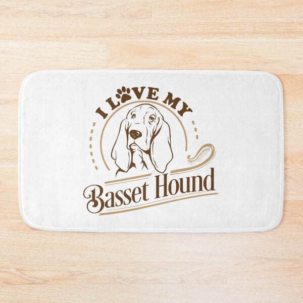 Item preview, I Love My Basset Hound Dog designed and sold by jofredo.