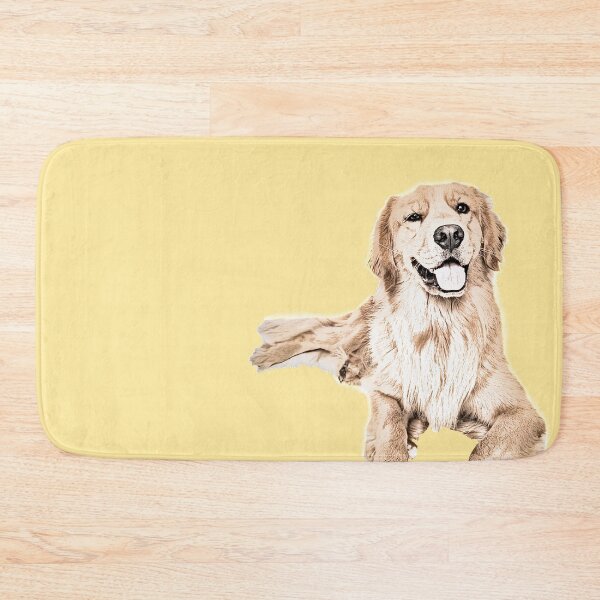 Item preview, Cute Golden Retriever Dog Sitting (Yellow) designed and sold by Jelly Bear.