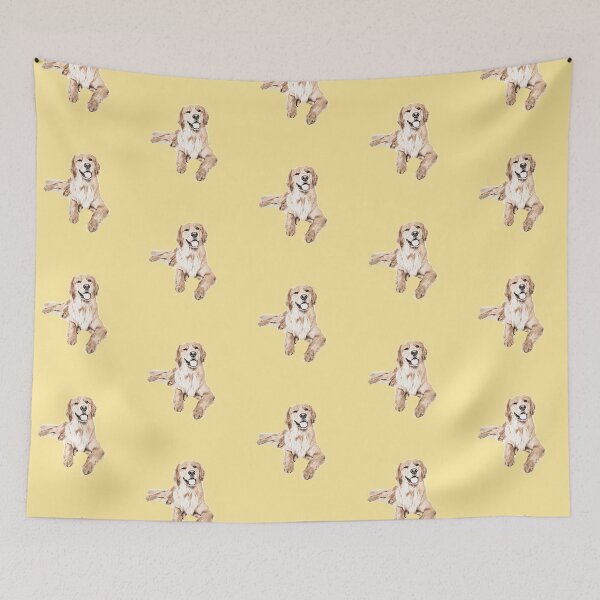 Item preview, Cute Golden Retriever Dog Sitting (Yellow) designed and sold by Jelly Bear.