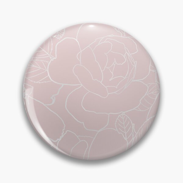 Item preview, Elegant Silver Roses Floral Drawing Pink Design designed and sold by NdesignTrend.