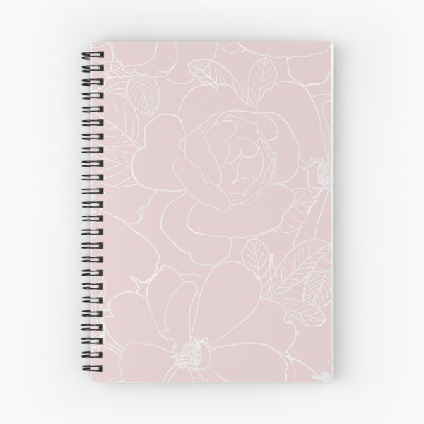 Item preview, Elegant Silver Roses Floral Drawing Pink Design designed and sold by NdesignTrend.