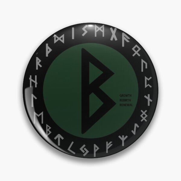 Artikelvorschau, Grünes Berkana Futhark Runensymbol entworfen und verkauft von Depic Spirit.