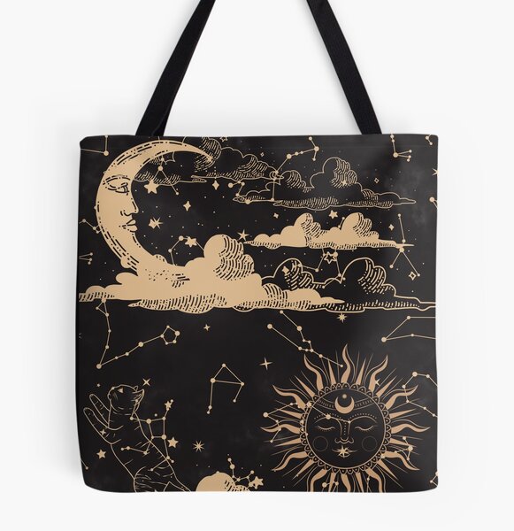 Aesthetic Tote Bag Celestial Alt Bag Trendy Tote Bag Astrology 