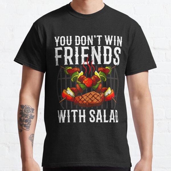 Funny Kitchen Towel - You Don't Impress Friends with Salad