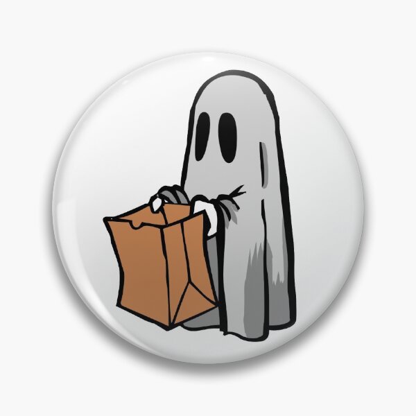 Item preview, Cute Ghost with Paper Bag designed and sold by Avani01.