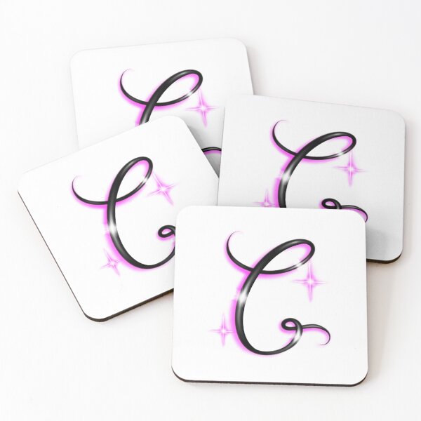 Item preview, airbrushed letter c designed and sold by ellebackup.