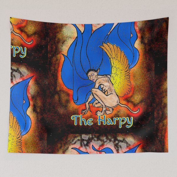 Item preview, espdzines The Fire Wigged Harpy. designed and sold by EspDzines.