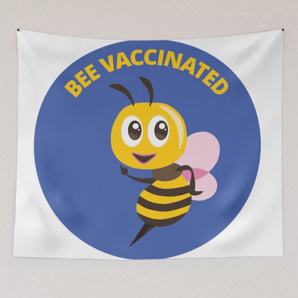Item preview, Bee Vaccinated designed and sold by Blueyork.