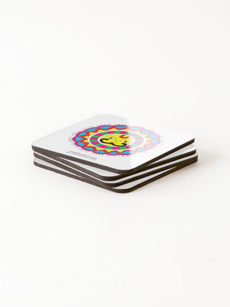 Thumbnail 4 of 5, Coasters (Set of 4), The Rising Sun designed and sold by IDEZIGN2017.