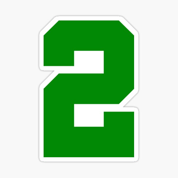 Item preview, Number 2 Sports Green designed and sold by Shariss.