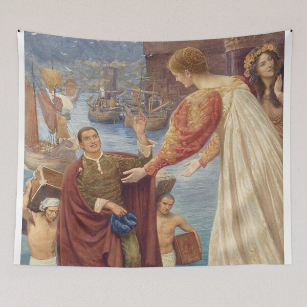 Item preview, The Journey's End - Edward Robert Hughes designed and sold by Vintage Designs +.