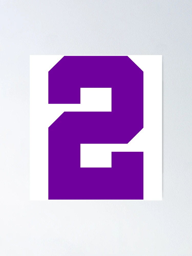 Number 2 Sports Purple