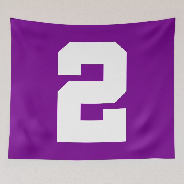 Item preview, Number 2 Sports Purple designed and sold by Shariss.