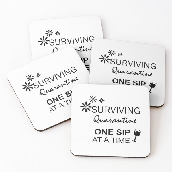 Item preview, Surviving Quarantine One Sip At A Time designed and sold by flairaffairsa.