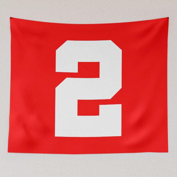 Item preview, Number 2 Sports Red designed and sold by Shariss.