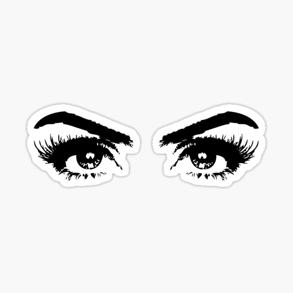 Beautiful Eyes Stickers for Sale | Redbubble