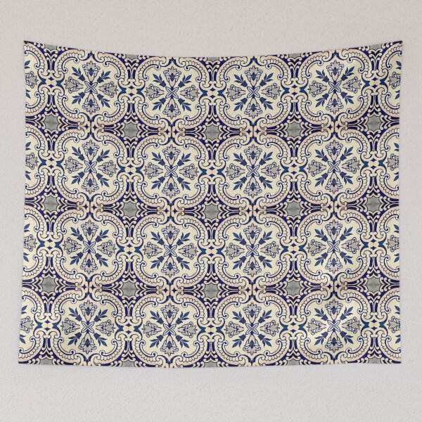 Item preview, Portuguese Decorative Antique Tile Mosaic Pattern designed and sold by worldways.