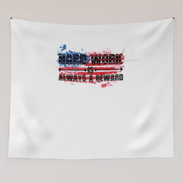 Item preview, Hard Work Is Always A Reward Cool Funny Gift Design designed and sold by oussamah99.