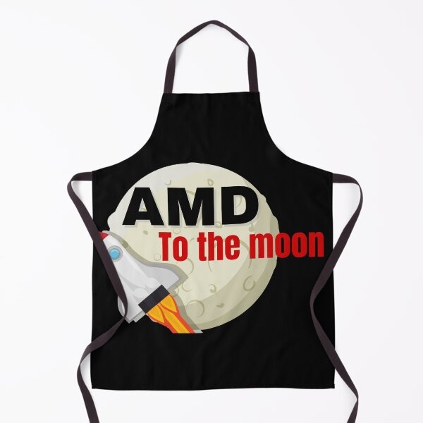 Item preview, AMD to the moon Stonks sticker designed and sold by lucomini.