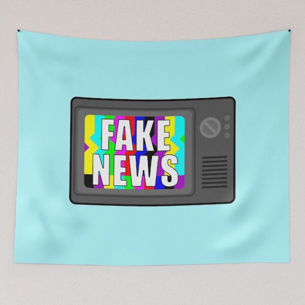 Item preview, Fake News Glitch TV designed and sold by ArtOfRebellion.