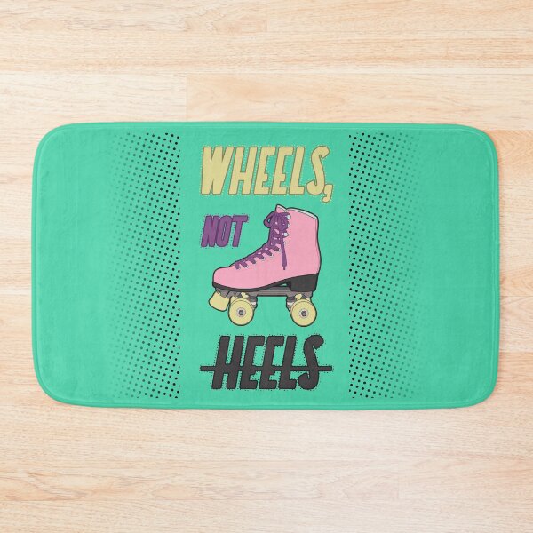 Item preview, Wheels, not heels - Long live the Roller Skates Squad! designed and sold by FabsDesign.