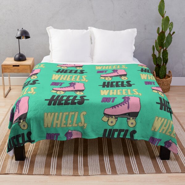 Item preview, Wheels, not heels - Long live the Roller Skates Squad! designed and sold by FabsDesign.