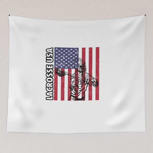 Item preview,  Lacrosse Usa American Flag designed and sold by ABRAHEEM ALI.