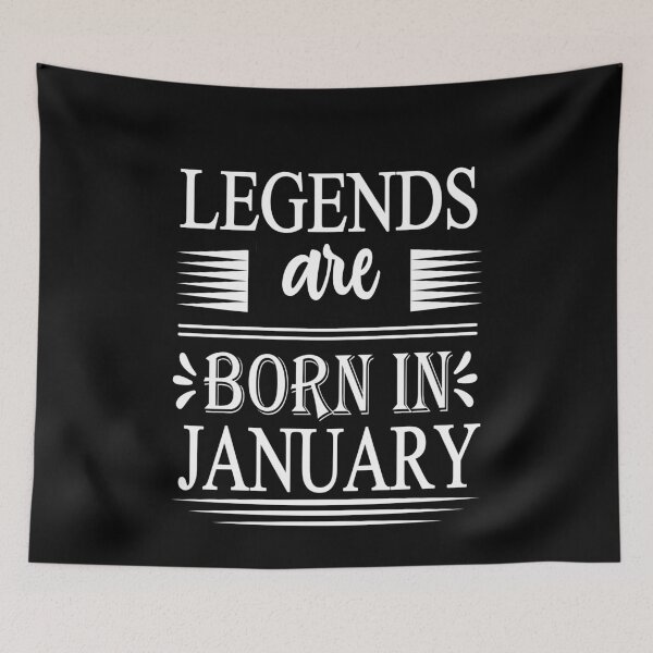 Item preview, Legends Are Born In January Birthday designed and sold by ZiesMerch.