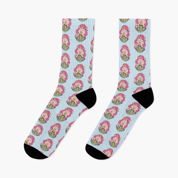 Item preview, Warning may spontaneously start talking about ramen. Think Ramen. Unicorn eating Ramen Cute Kawaii Design designed and sold by subtleday.