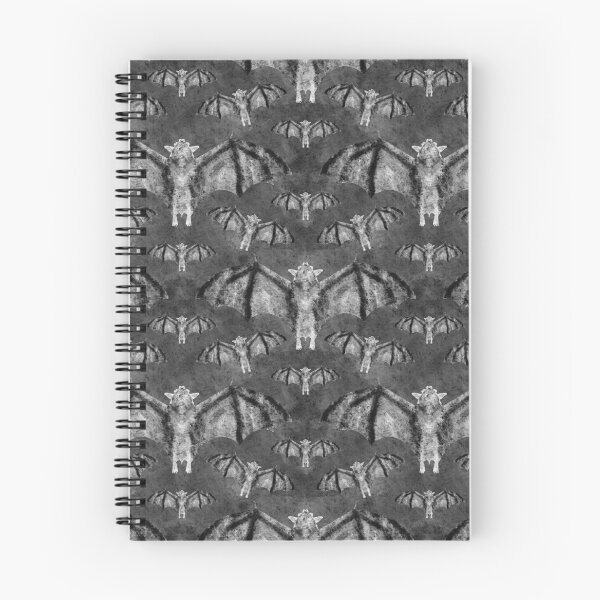 Item preview, Flying Bats black and white Batty Bat gothic  designed and sold by GloomyHexe.