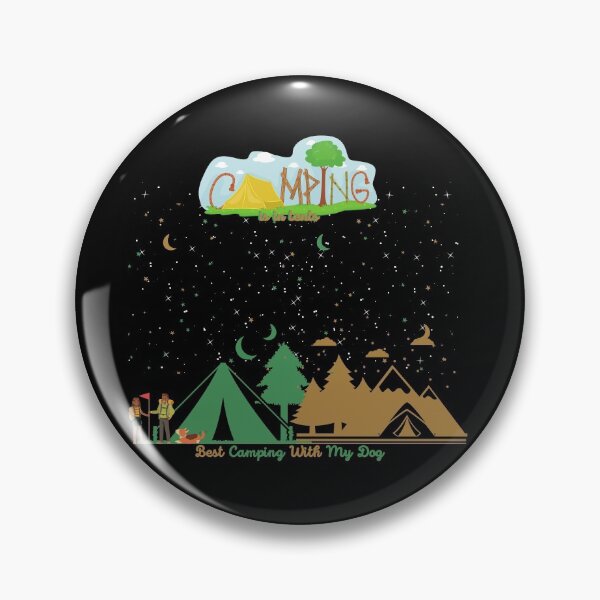 Item preview,  Best Camping With My Dog, Camping Is In Tents designed and sold by cutenessing.