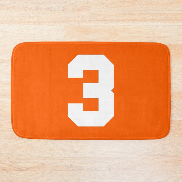 Item preview, Number 3 Sports Orange designed and sold by Shariss.