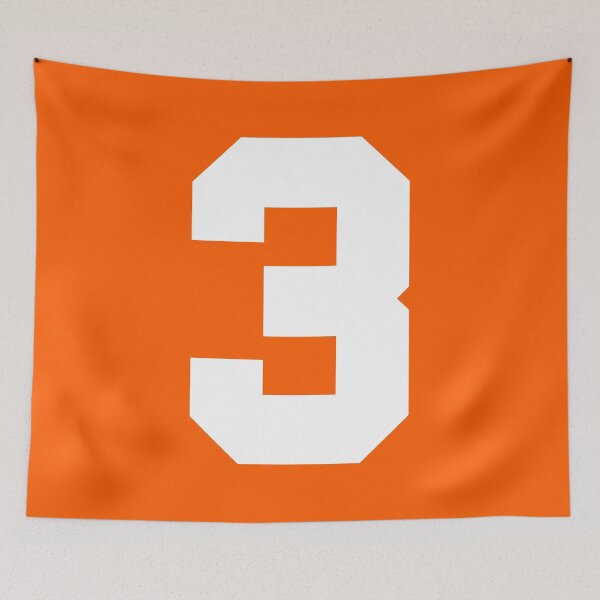 Item preview, Number 3 Sports Orange designed and sold by Shariss.