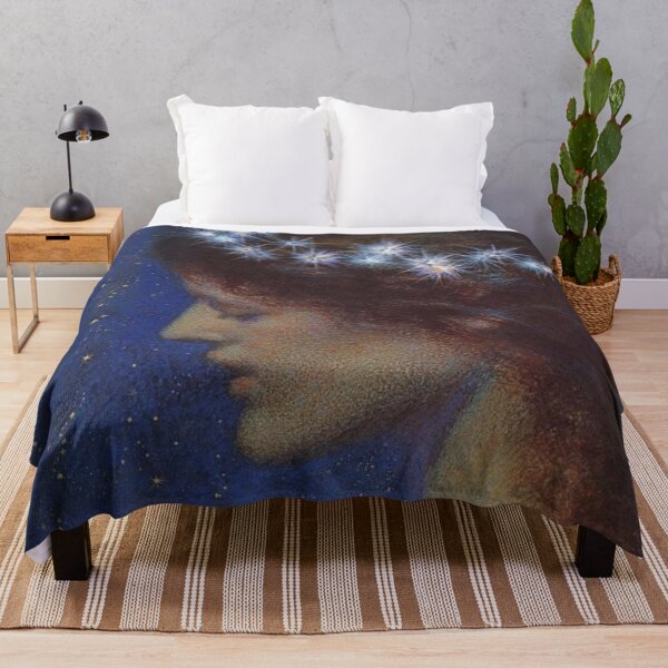 Item preview, Starry woman - 1851-1917 - British Pre-Raphaelite painter - Edward Robert Hughes designed and sold by Vintage Designs +.