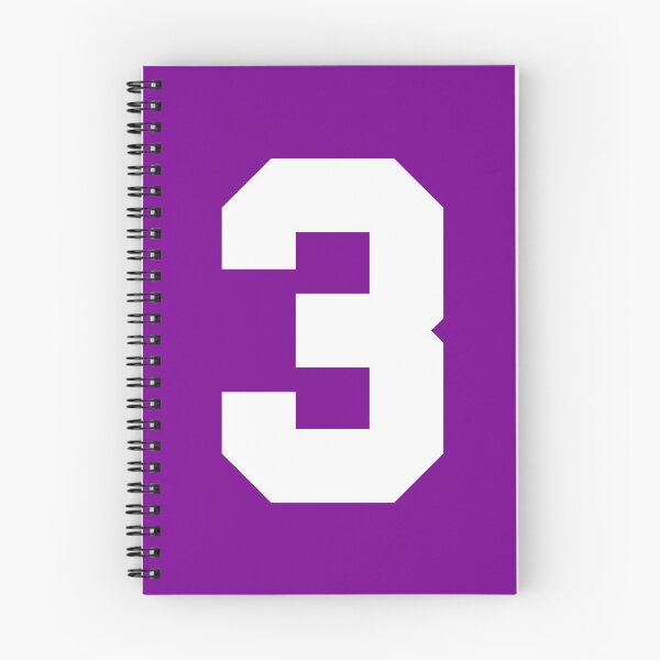 Item preview, Number 3 Sports Purple designed and sold by Shariss.