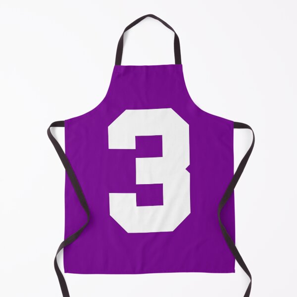 Item preview, Number 3 Sports Purple designed and sold by Shariss.