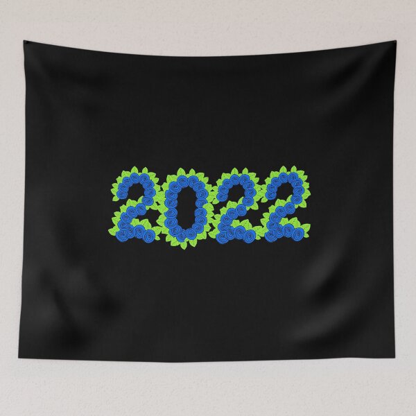 Item preview, 2022 in blue roses with green leaves designed and sold by AnnaBBS.