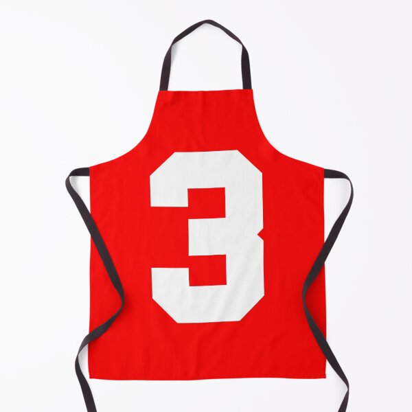 Item preview, Number 3 Sports Red designed and sold by Shariss.