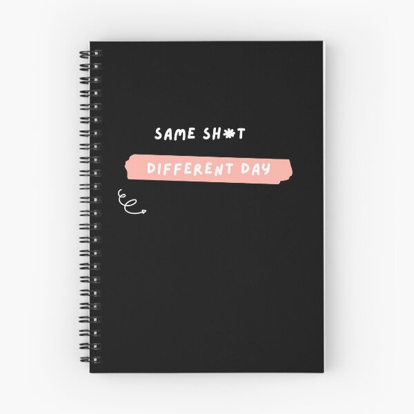 Item preview, Same sh*t different day attitude fun design pink white letters designed and sold by Evartdesign.