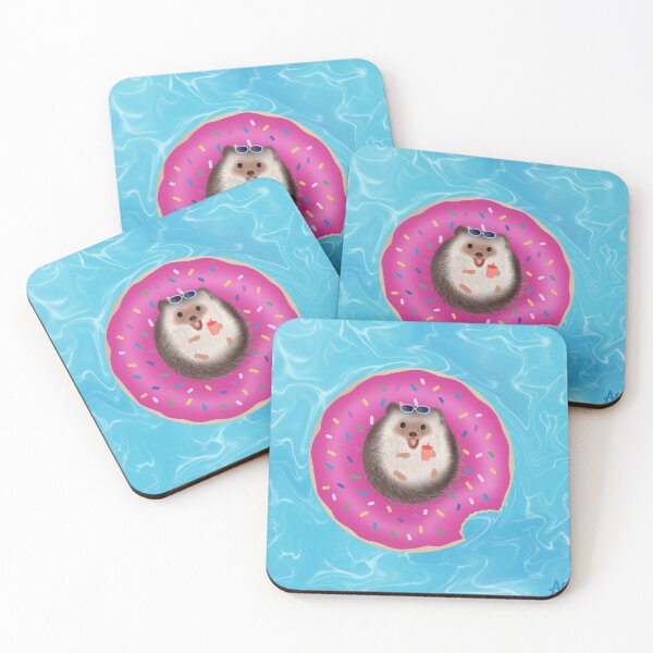 Item preview, Hedgehog chilling in the pool designed and sold by Amz-art.