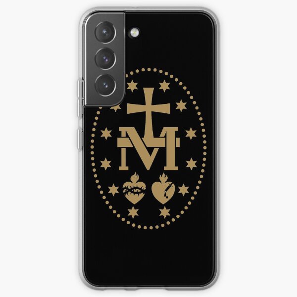 Médaille Miraculeuse Vierge Marie Coque souple Samsung Galaxy