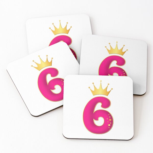 Item preview, 6 Year Old, Birthday party design for girls. 6th Birthday designed and sold by iclipart.
