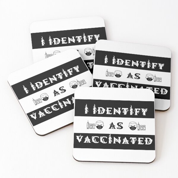 Item preview, i identify as vaccinated / I Got vaccinated (corona virus). designed and sold by mHmShop.