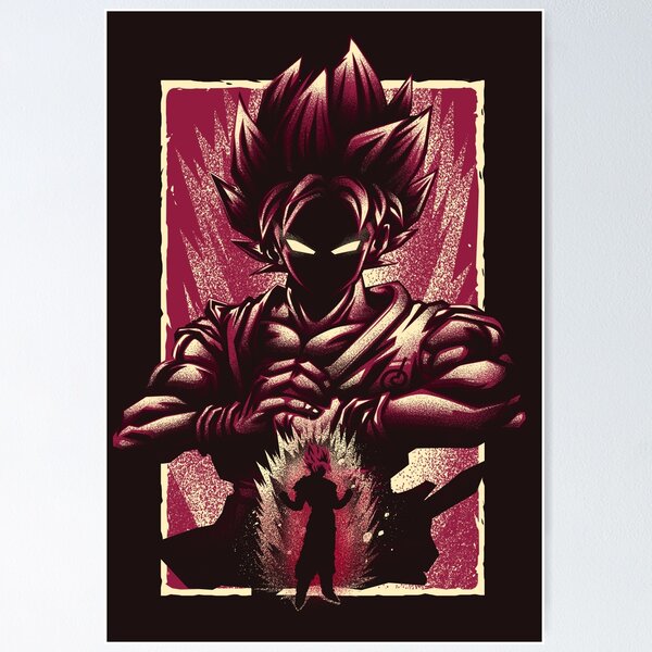 Goku Super Saiyan Blue Kaioken x20 / Surpass Your Limits Poster for Sale  by fitainment