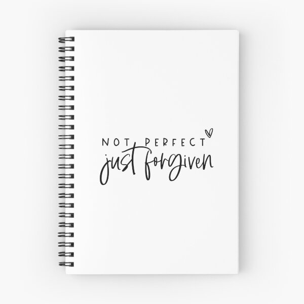 Item preview, Not Perfect, Just Forgiven designed and sold by ThatShirt.