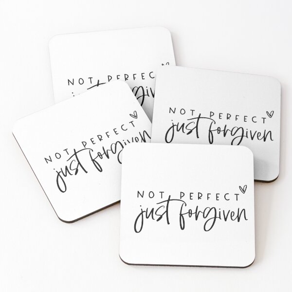 Item preview, Not Perfect, Just Forgiven designed and sold by ThatShirt.