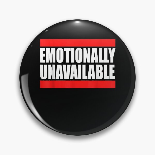 Item preview, Emotionally Unavailable Joke Sarcastic Emo designed and sold by begin-again.